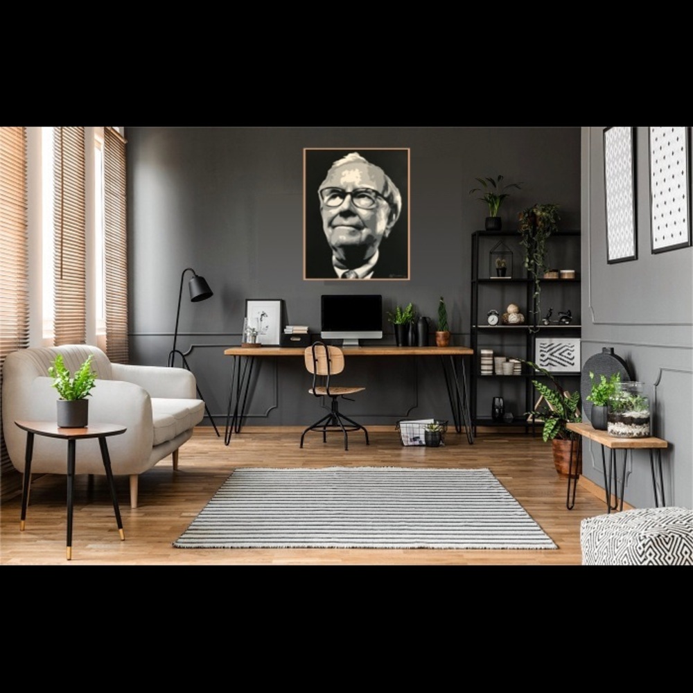 Warren Buffett Painting